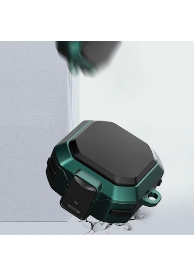 Samsung Galaxy Buds 4 Pro İle Uyumlu Kılıf Darbelere Karşı Dayanıklı Zırhlı Sert Kenar Mat Silikon Koruyucu Kapak Çift Renkli Ultra Güçlü Silikon Full Koruma Metal Çengelli Kilitli Yeşil Samsung Galaxy Buds 4 Pro İle Uyumlu Kılıf Darbelere Karşı Dayanıklı Zırhlı Sert Kenar Mat Silikon Koruyucu Kapak Çift Renkli Ultra Güçlü Silikon Full Koruma Metal Çengelli Kilitli Yeşil