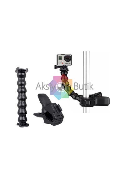 Gopro Uyumlu Jaws Esnek Mandal Bağlantı Aparatı Çok Renkli