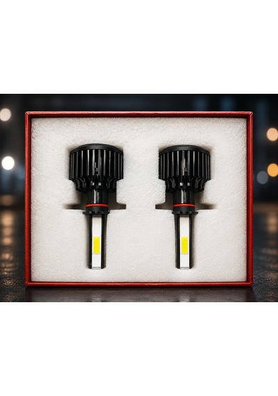 9006 Soketli Led Xenon Far Ampulü 12v 36w 6000lm Beyaz Işık
