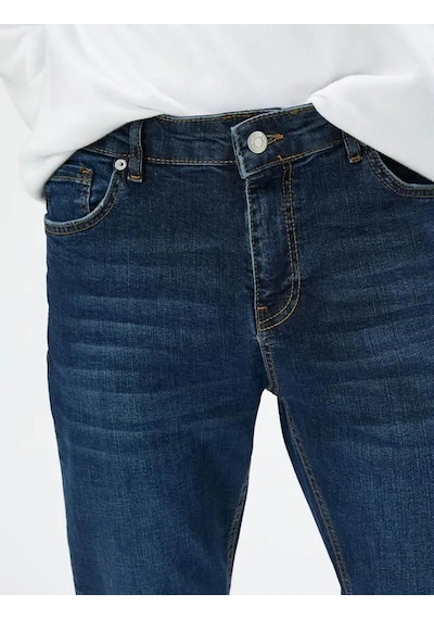 Koton Erkek Jean Pantolon Koyu İndigo 4wam40209nd 24ky59001565 Y5907 Koyu İndigo