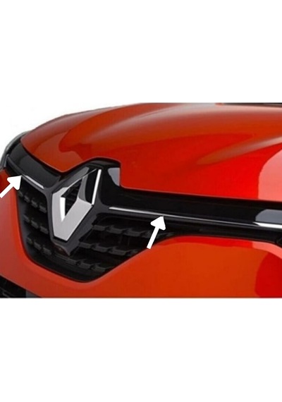 Renault Clio 5 Krom Ön Panjur 2 Parça 2019 Üzeri Jfp3g6p5lx