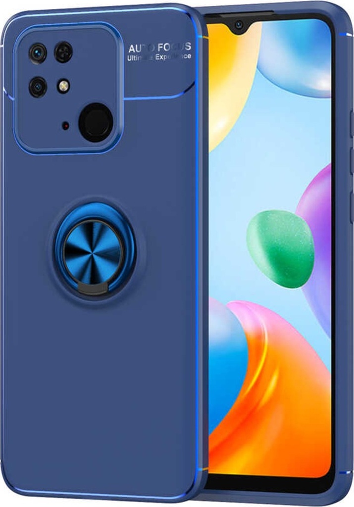 Xiaomi Redmi 10C Kılıf Zore Ravel Yüzüklü Silikon Kılıf
