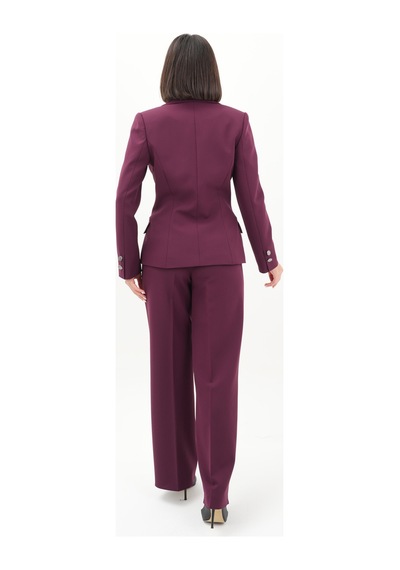 Velnara Moda Mürdüm Modern Klasik Kadın Takım Elbise - Düğme Detaylı Ceket & Boru Paça Pantolon Mürdüm - 942442082 Mürdüm Velnara Moda Mürdüm Modern Klasik Kadın Takım Elbise - Düğme Detaylı Ceket & Boru Paça Pantolon Mürdüm - 942442082 Mürdüm