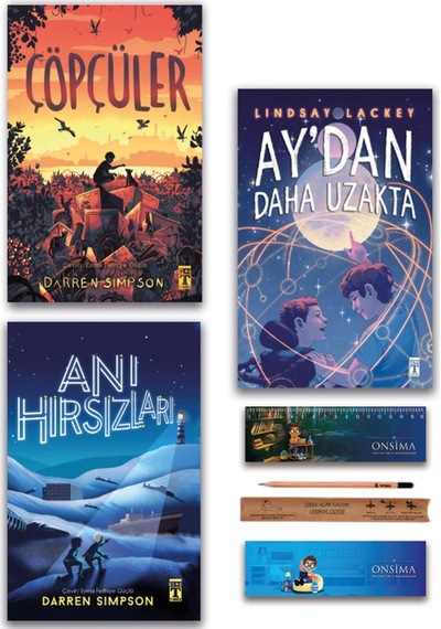 Genç Timaş Ay Dan Daha Uzakta - Anı Hırsızları - Çöpçüler Set 3 Kitap