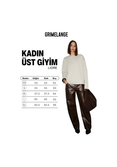 Grımelange Lıore Kadın Organik Pamuklu Yuvarlak Yaka Çift Katlı Oversıze Taş Rengi T-shirt Taş Rengi Grımelange Lıore Kadın Organik Pamuklu Yuvarlak Yaka Çift Katlı Oversıze Taş Rengi T-shirt Taş Rengi