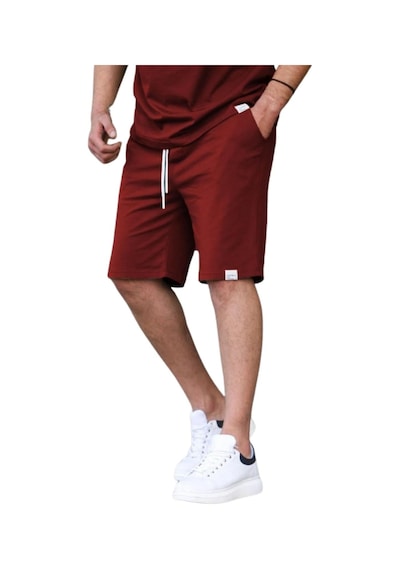 Madmext Lacivert-bordo-füme Basic 3'lü Şort Seti E7421 Lacivert/bordo/füme