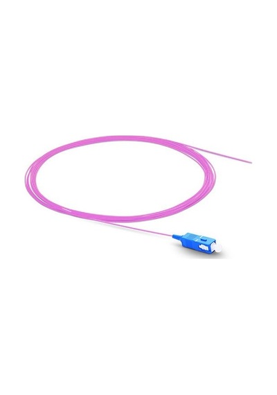 Premium Fiber Optik Pigtail Sc/pc Mm Sx 0,9mm 50/125 Om4 1 Core Ls0h 1,5 Metre