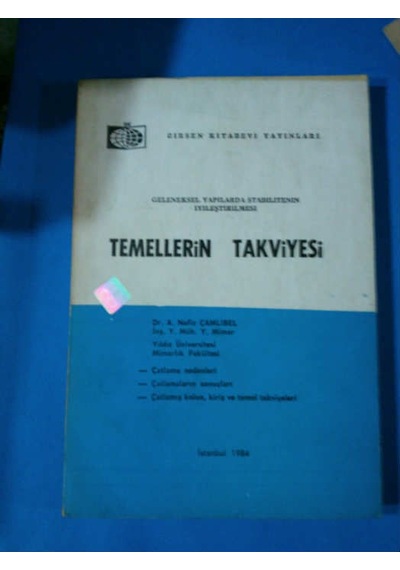 Temellerin Takviyesi1984 Yılı Basım