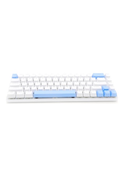 Spelt Skylion 68 Tuşlu Aydınlatmalı Drinkey Blue Mavi Switch Mekanik Kompakt Klavye Beyaz