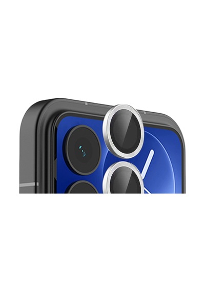 Xiaomi Mi 17 Pro Max Raze Metal Kamera Lens - Gümüş -