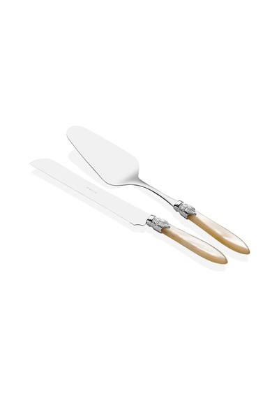 Rivadossi Laura Chrome Krem Pasta Servis Seti