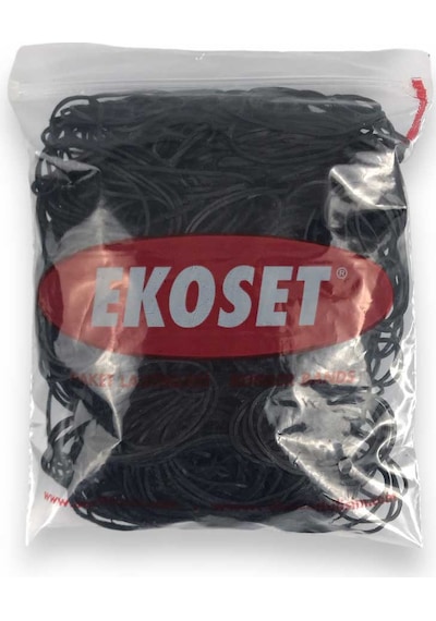 Ekoset 500 Adet 70 MM Siyah Para Lastiği