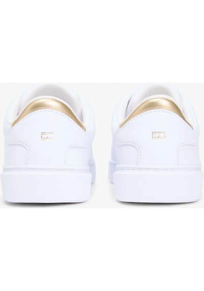 Tommy Hilfiger Klasik Şık Kort Stili Kadın Beyaz Sneaker Fw0fw09019ybs Beyaz