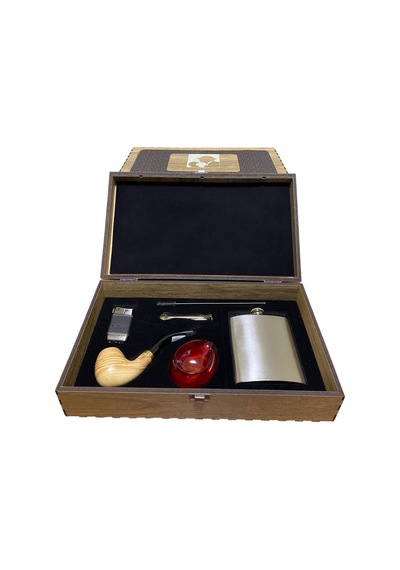 Dapper Zeytin Ağacı 7 Oz Mataralı Pipo Seti 605724-509254