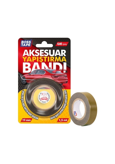 Boss Tape Araba Aksesuar Bandi, 1,5 Metre Uzunluk X 19 Mm Kalinlik Diğer