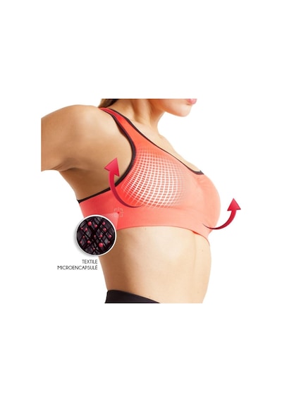 Lytess Fit Active Brassiere Sport Şekillendirici Spor Sütyeni Turuncu Xl Orange/corail
