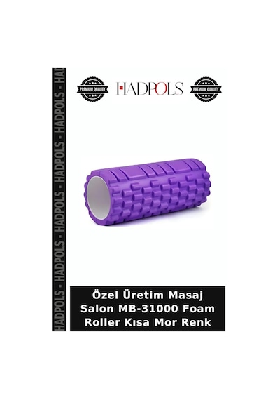 Özel Üretim Masaj Salon Mb-31000 Foam Roller Kısa Mor Renk