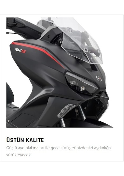 Rks Newcıty 50 Max Motosiklet Beyaz
