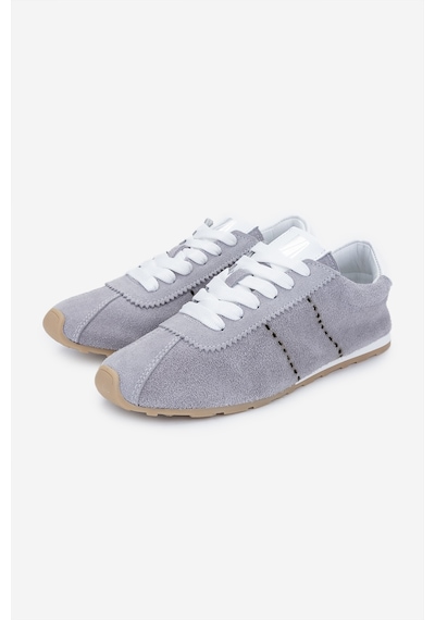 Valmenti Kadın Hakiki Deri Gri Sneakers & Spor Ayakkabı 1119 0138 Bn Ayk Y25 Grı Suet Gri