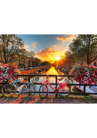 Ravensburger 1000 Parça Bicycles İn Amsterdam Puzzle