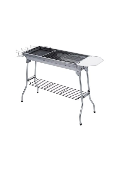 Madfox Grillmate Portatif Katlanır Bbq Mangal Silver Çok Renkli