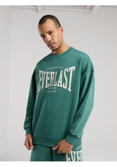 Everlast Authentic Boxing Oversize Koyu Yeşil Erkek Sweatshirt Koyu Yeşil