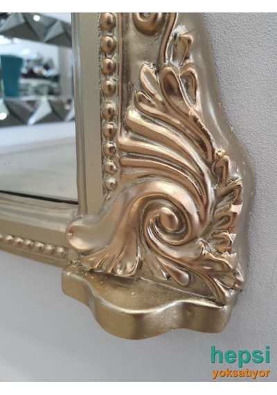 Matmazel Model Platin Altın Renk Varaklı Boy Aynası