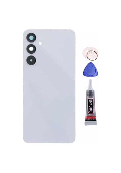 Samsung A16 Beyaz Uyumlu Arka Kapak Batarya Kapağı Pil Kapağı Yapışkan Ve Sökme Aparatıyla Beraber Full Set Beyaz