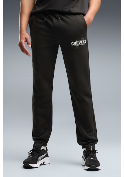 Puma Crew French Terry Erkek Eşofman Altı 52931201 Siyah