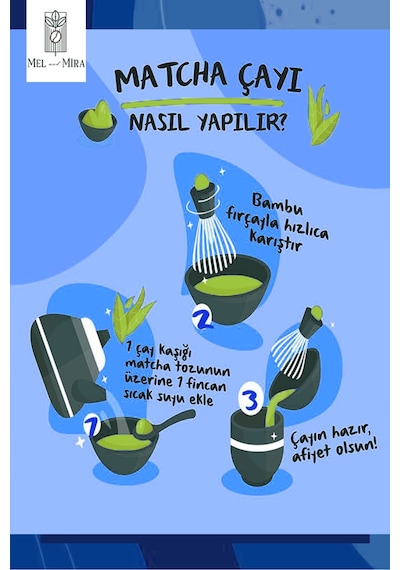 Böğürtlen Aromalı Matcha Tozu 50g, Berry Matcha Powder