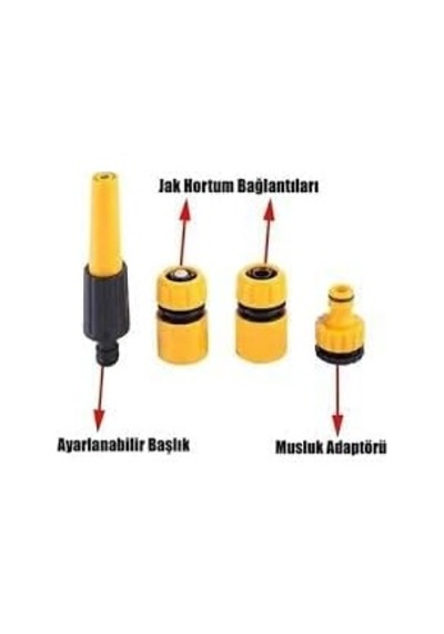 Feyza Yapı Garden Kit Market Tipi Hortum Seti 30 Metre