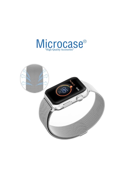 Microcase Apple Uyumlu  Watch SE 2022 40 MM Metal Mıknatıslı Kordon KY6