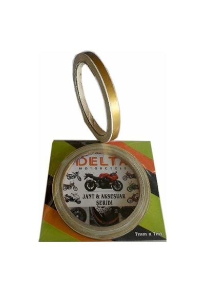 Altın 7cm X 7 M Opak 1 Set Jant Şeridi