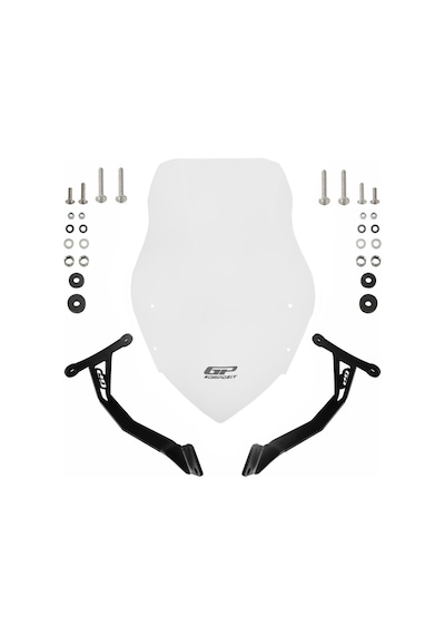 Gp Kompozit Honda Cb125f 2025 Uyumlu Ön Cam Şeffaf 52 Cm