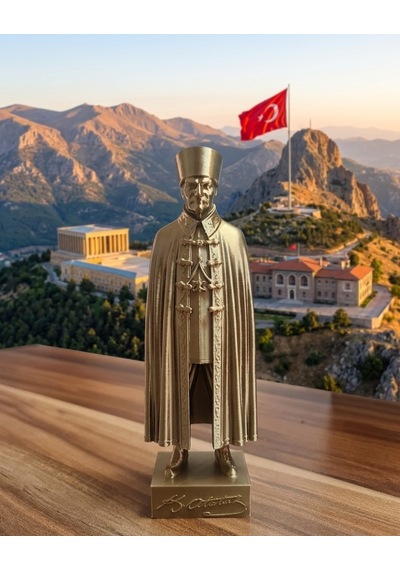 Çalışma Masası Konseptinizi Tamamlayacak 15 Cm Atatürk Figürü Dekoratif Şık Hediyelik