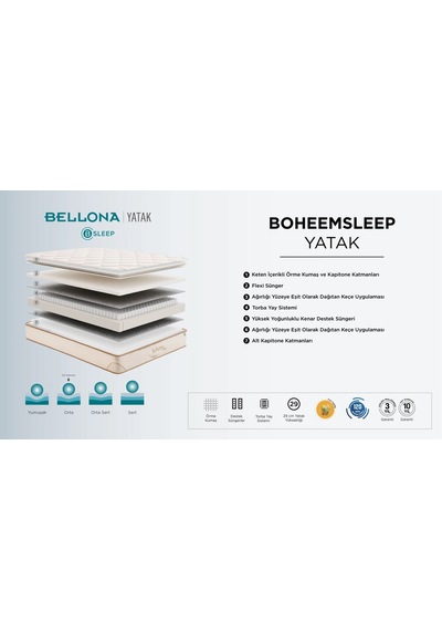 Bellona Boheemsleep Yatak 160 x 200