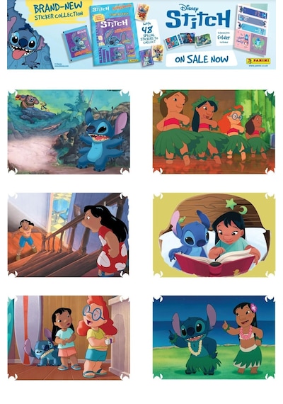 1 Paket Panini Stitch Süper Scrapbook Çıkartma Sticker