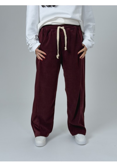 Cocopelli Oversize Bordo Kadın Baggy Eşofman Coc2531