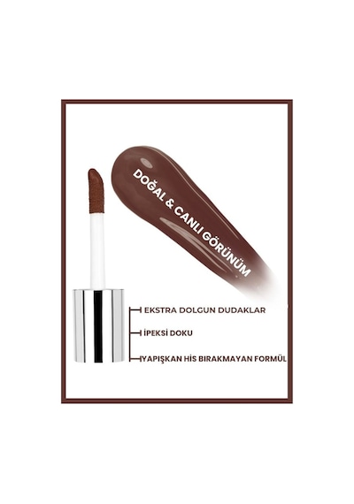 Barry M That's Swell Peptide Plumping Lip Oil Dolgunlaştırıcı Dudak Ruju Lip Gloss Hazelnut Haze Saf Ve Doğal Kahverengi
