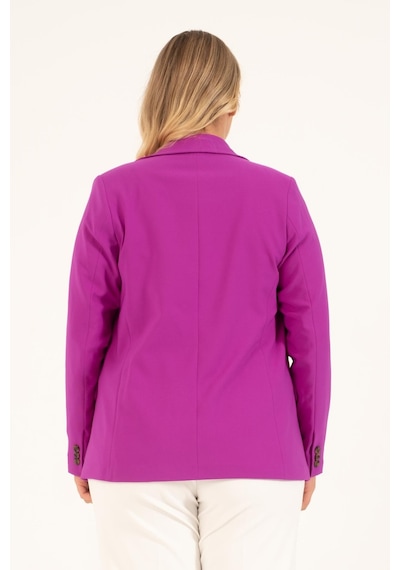 Myline Astarlı Blazer Ceket-fuşya Fuşya