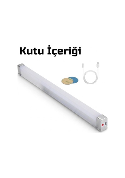 Usb Şarjlı 3 Modlu Mıknatıslı Otel-yurt-ev-kamp Feneri Led Şarjlı Işıldak 3-adet Renkli