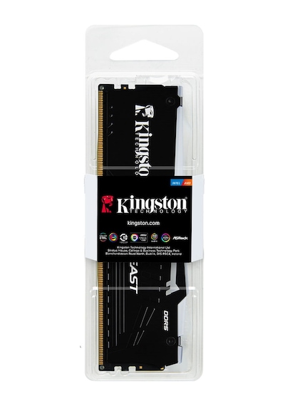 Kingston KF564C32BBEA-32TR Beast RGB Expo 32GB DDR5 6400MHz CL32 Performans Ram