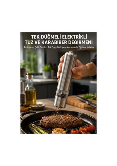 Elektrikli Baharat Öğütme Cihazı Ergonomik Şeffaf Gövde Yeni Nesil - Hs08378915-1527 Elektrikli Baharat Öğütme Cihazı Ergonomik Şeffaf Gövde Yeni Nesil - Hs08378915-1527