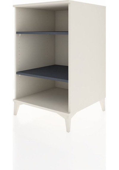 Kronos Komodin 2 Raflı 60x59x96 Aytaşı-antrasit Aytaşı