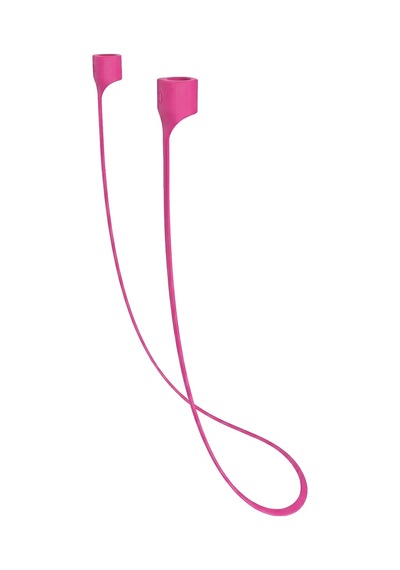 Caseonn Apple Airpods Uyumlu 5 Manyetik Boyun Askısı Kulaklık Tutucu İp Koyu Pembe