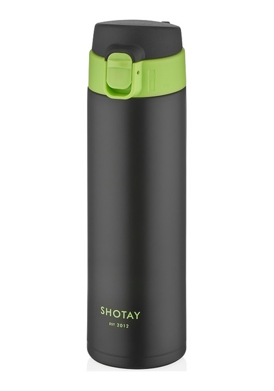 Shotay St-8014 450ml Siyah Çelik Termos Siyah