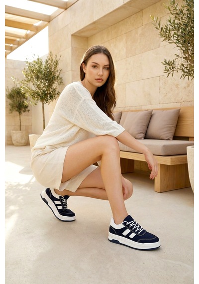 Dark Seer Ds Sapphire Sneaker 2025 Kadın Lacivert-beyaz