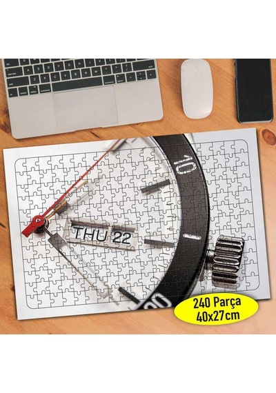 Analog Saat Zaman Birimi 240 Parça Puzzle Yapboz-96802150