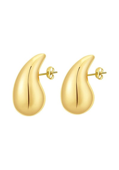 Chavin Çelik Damla Dizayn Gold Kadın Küpe Eu05sr