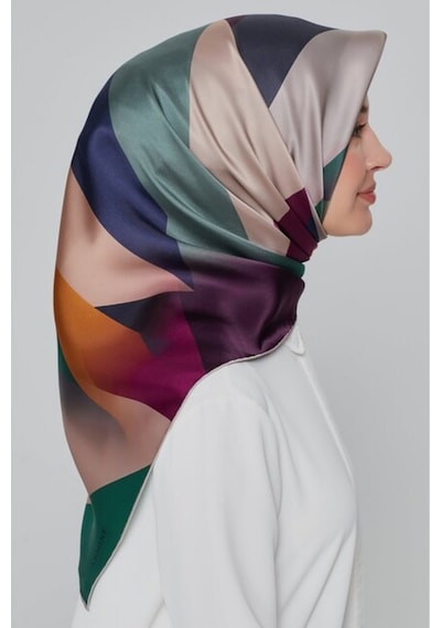 Armine Özel Nostalji Serisi Twill İpek Eşarp Modelleri 8424D-82